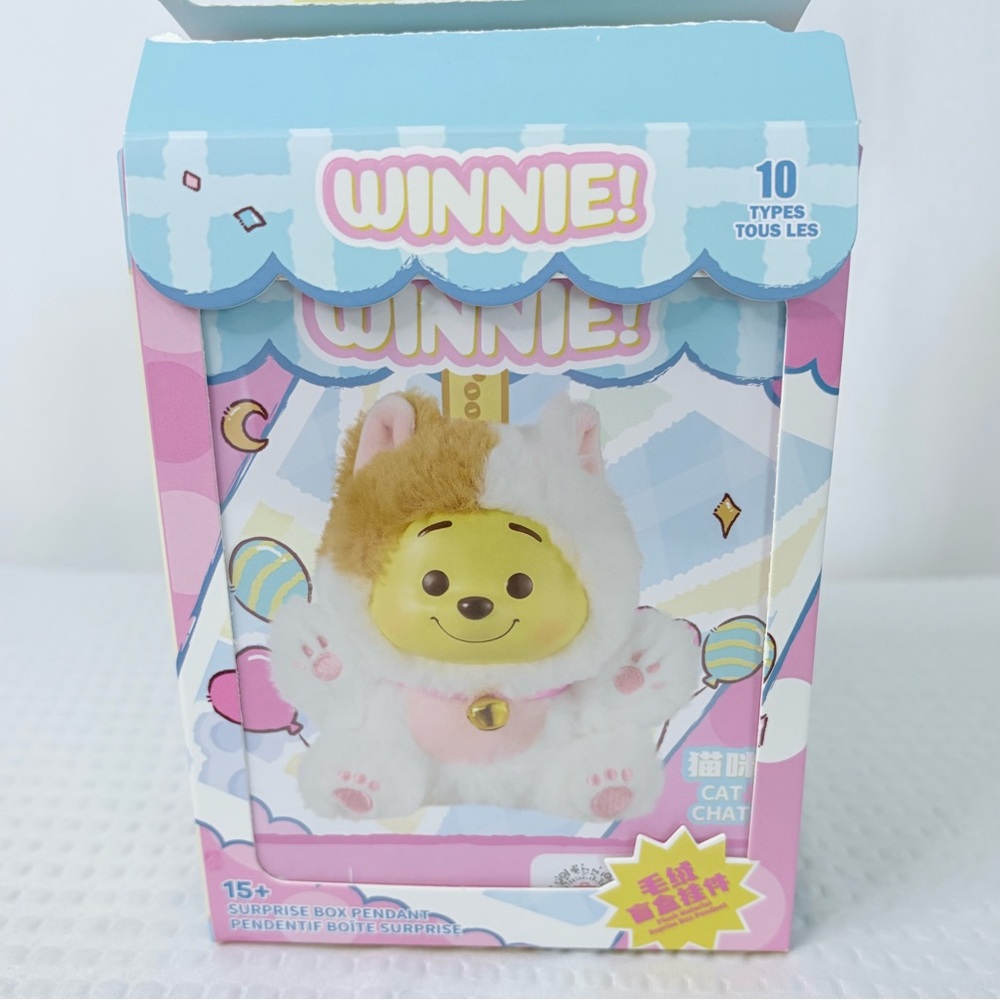 ✨NIB MINISO Disney + Winnie the Pooh Best Friends Party Plush, Cat🐱